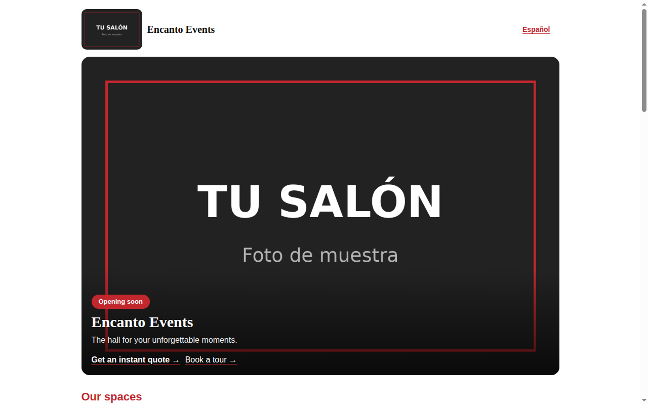 Website example